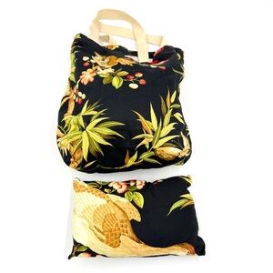 Sew What Club Cloth Floral Tote & Pillow